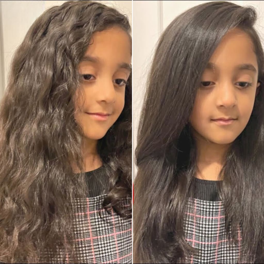 CareBrush PRO 3-in-1 Ceramic Hair Straightening Brush For Women